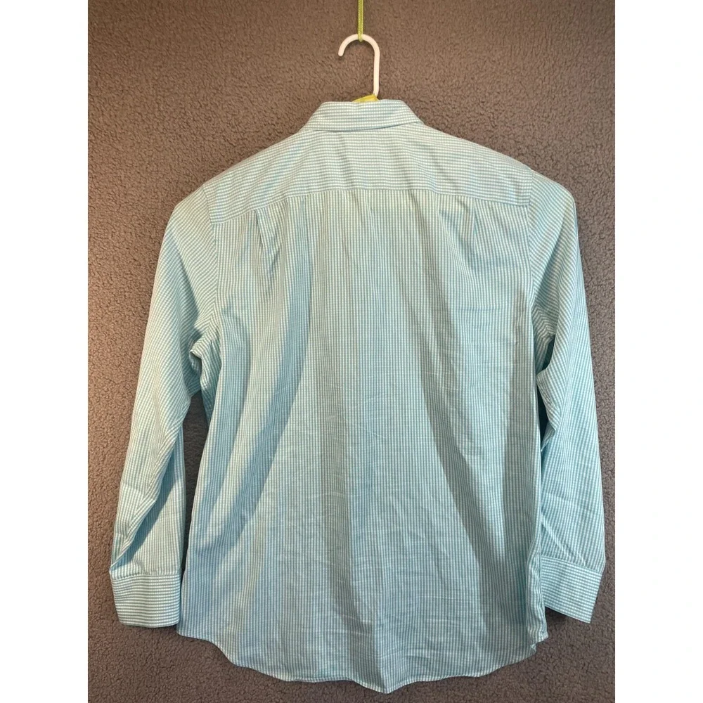 Banana Republic slim Fit Shirt, Size Large, Blue Plaid,  Cotton‎